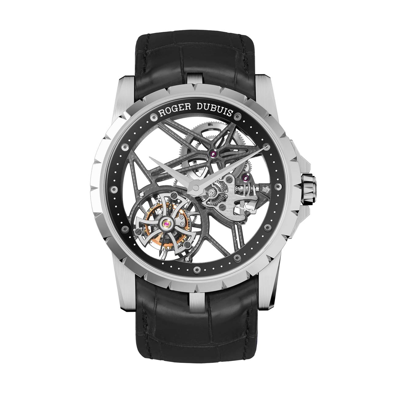 ROGER DUBUIS エクスカリバー42 フライングトゥールビヨン スケルトン RDDBEX0393