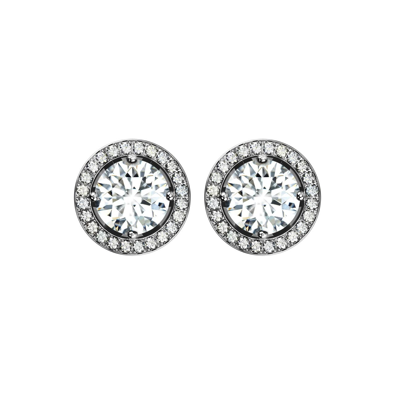 FOREVERMARK センター・オブ・マイ・ユニバース® パヴェ イヤリング 