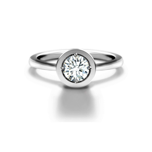 FOREVERMARK センター・オブ・マイ・ユニバース® プレーン リング 