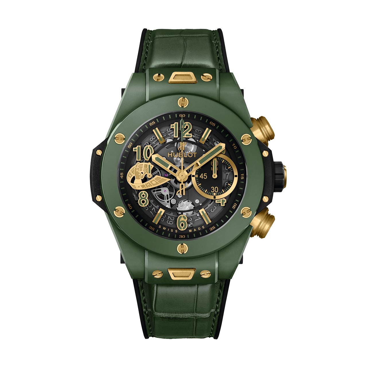 HUBLOT ビッグ・バン ウニコ WBCグリーンセラミック ※完売 411.GX.1189.LR.WBC19