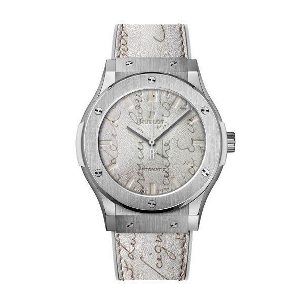 クラシック・フュージョン ベルルッティスクリット フラットビアンコ ※完売 BY HUBLOT クラシック・フュージョン ベルルッティスクリット フラットビアンコ ※完売 ウブロ