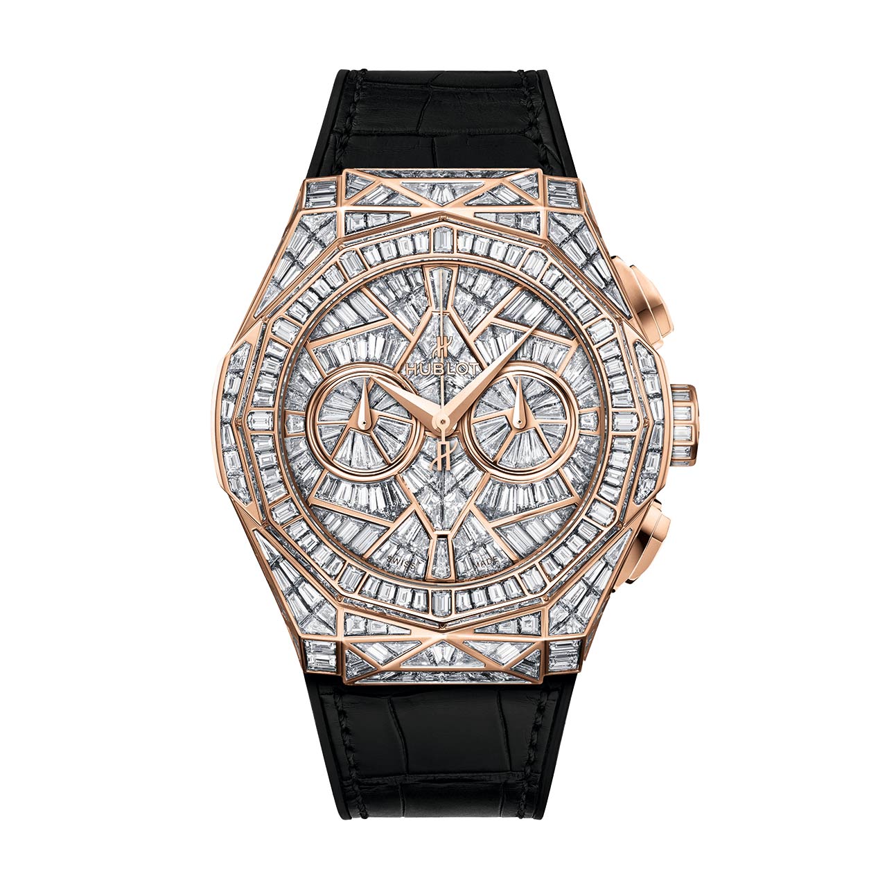 HUBLOT クラシック・フュージョン クロノグラフ オーリンスキー キングゴールド ハイジュエリー 525.OX.9008.LR.9904.ORL19