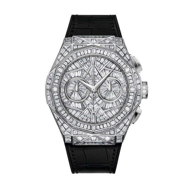 クラシック・フュージョン クロノグラフ オーリンスキー ホワイトゴールド ハイジュエリー BY HUBLOT クラシック・フュージョン クロノグラフ オーリンスキー ホワイトゴールド ハイジュエリー ウブロ