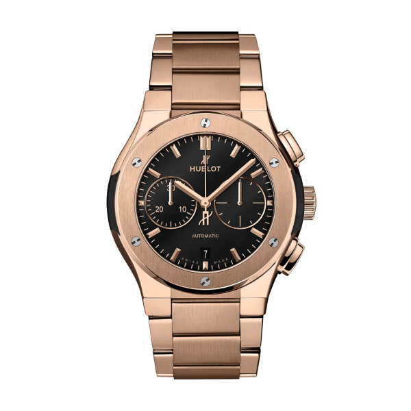 クラシック・フュージョン インテグレーテッド ブレスレット クロノグラフ キングゴールド BY HUBLOT クラシック・フュージョン インテグレーテッド ブレスレット クロノグラフ キングゴールド ウブロ