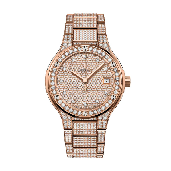 クラシック・フュージョン インテグレーテッド ブレスレット キングゴールド フルパヴェ BY HUBLOT クラシック・フュージョン インテグレーテッド ブレスレット キングゴールド フルパヴェ ウブロ