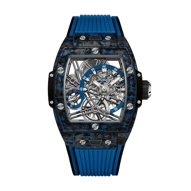 HUBLOT スピリット オブ ビッグ・バン カーボンブルー 645.QL.7117.RX