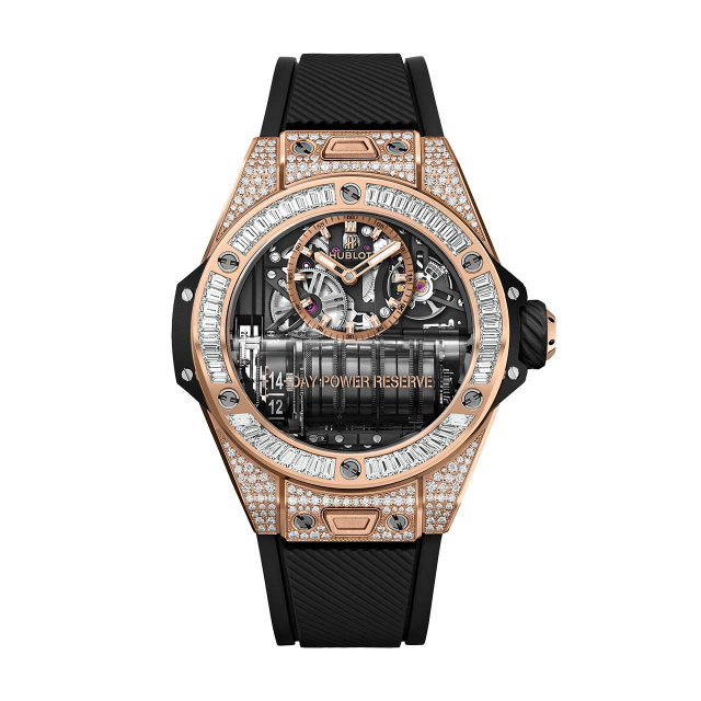 HUBLOT ビッグ・バン MP-11 14デイ パワーリザーブ キングゴールド ジュエリー 911.OX.0118.RX.0904