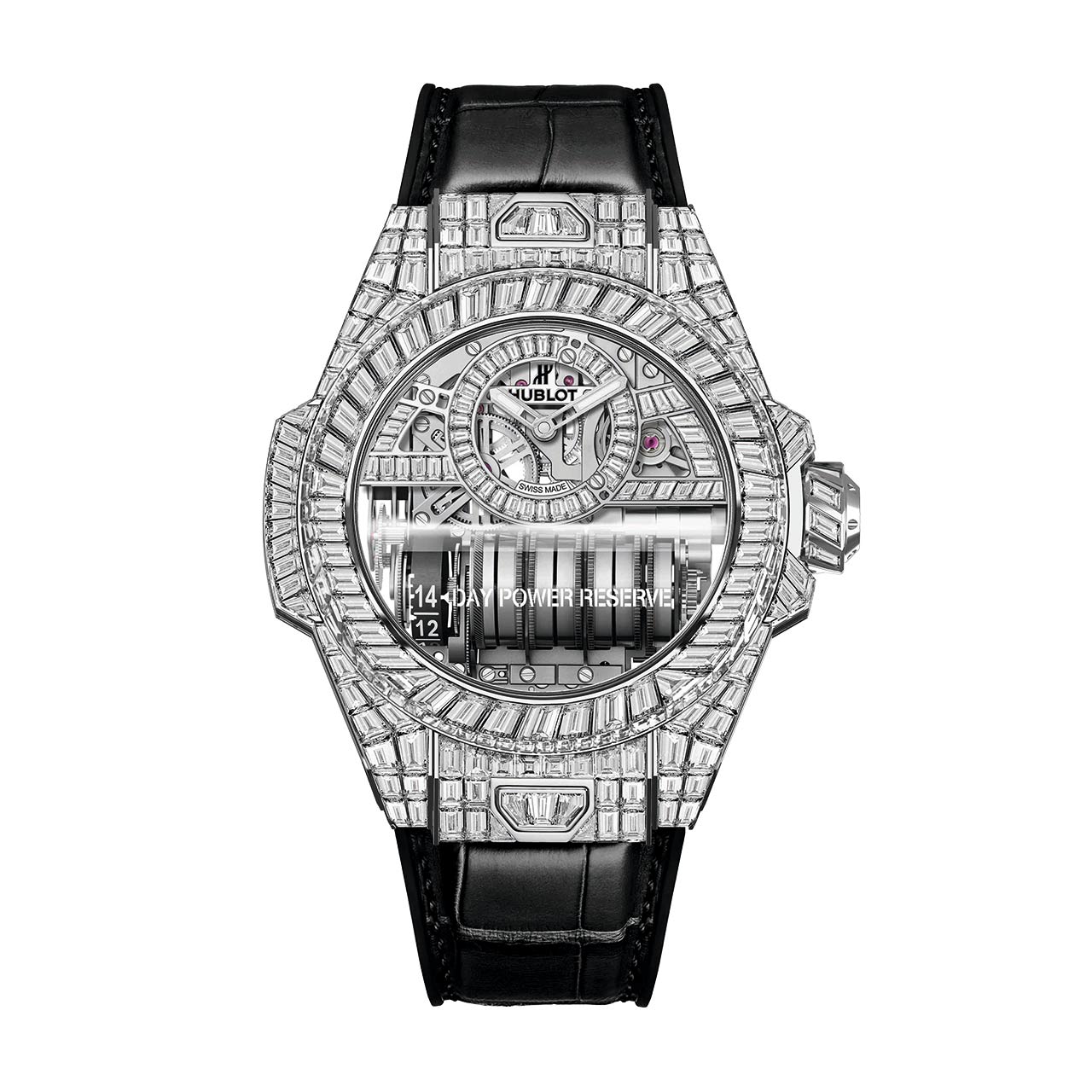 HUBLOT ビッグ・バン MP-11 14デイ パワーリザーブ ホワイトゴールド ハイジュエリー 911.WX.9010.LR.9904