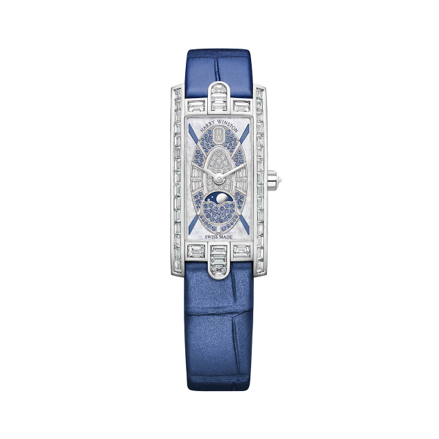 HARRY WINSTON アヴェニューC™ ミニ・ムーンフェイズ 20th アニバーサリー AVCQMP16WW005