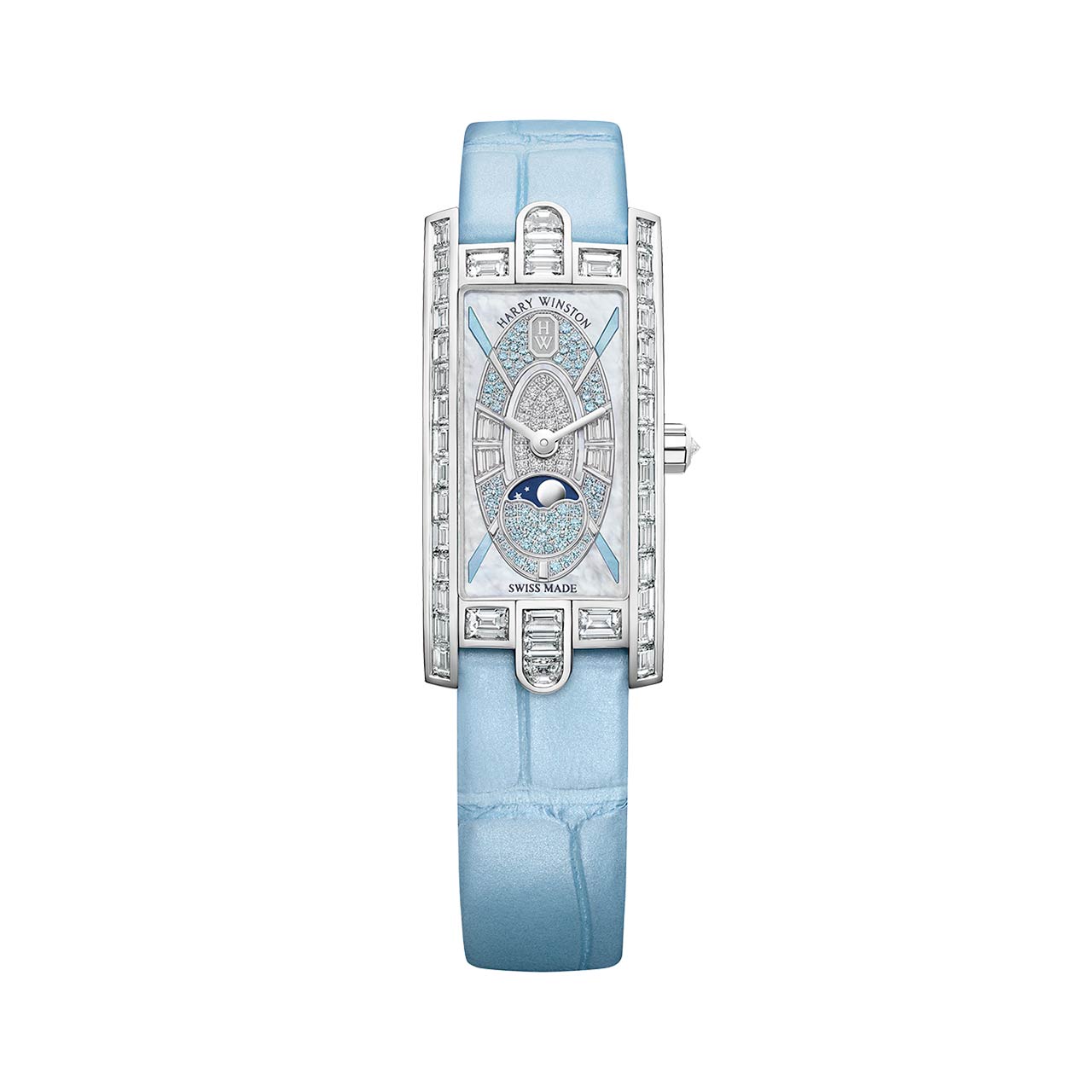 HARRY WINSTON アヴェニューC ミニ・ムーンフェイズ 20th アニバーサリー AVCQMP16WW007