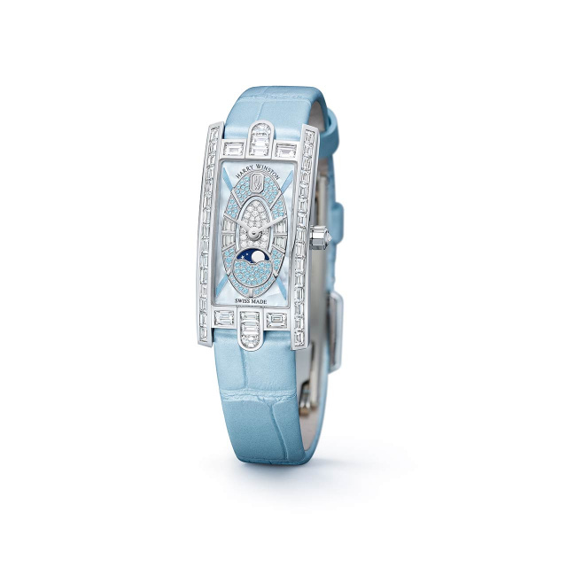 HARRY WINSTON アヴェニューC ミニ・ムーンフェイズ 20th アニバーサリー AVCQMP16WW007