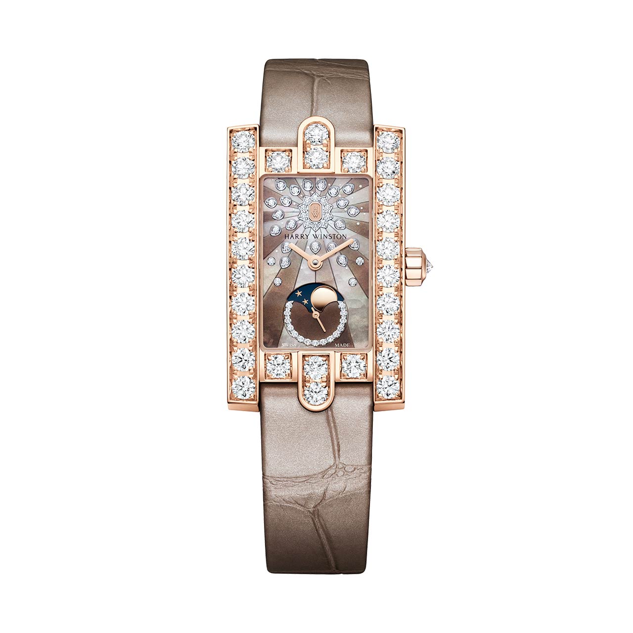 HARRY WINSTON アヴェニュー・クラシック ムーンフェイズ AVEQMP21RR001