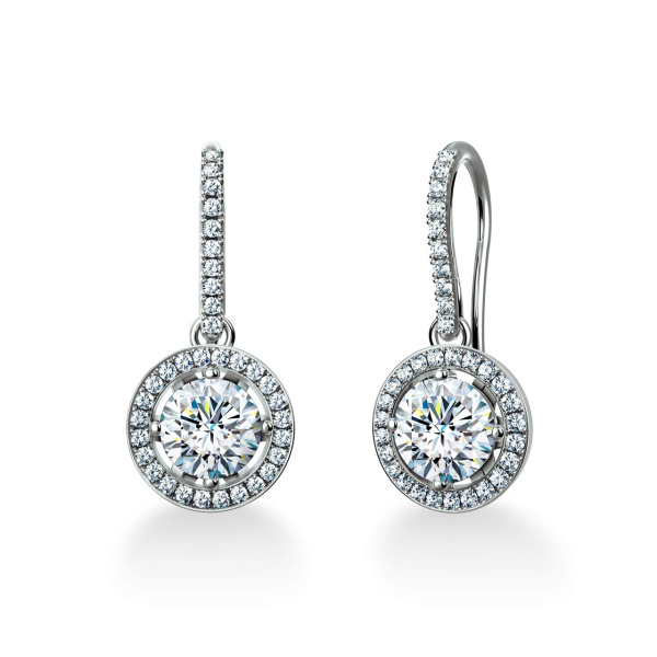 FOREVERMARK センター・オブ・マイ・ユニバース® ドロップピアス 