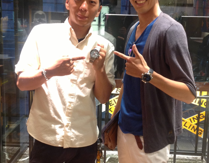 タグホイヤーカレラ　Y様とご友人