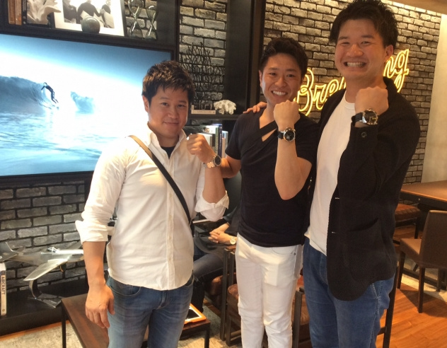 右）N様　パネライを御成約下さいました！